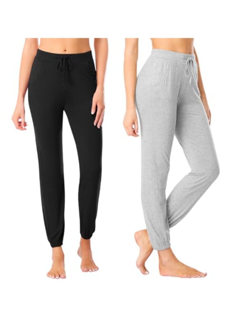 Women's Modal Lounge Pajama Jogger Pants Drawstring Soft Sleep Bottoms